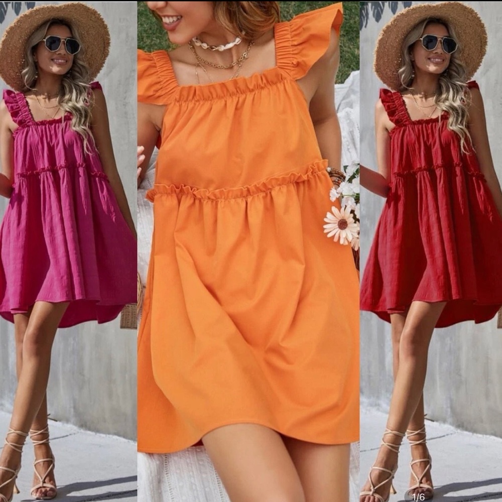 Pink Orange Red Dress Bundle